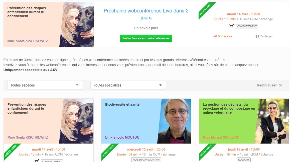 Site de formation ASV
