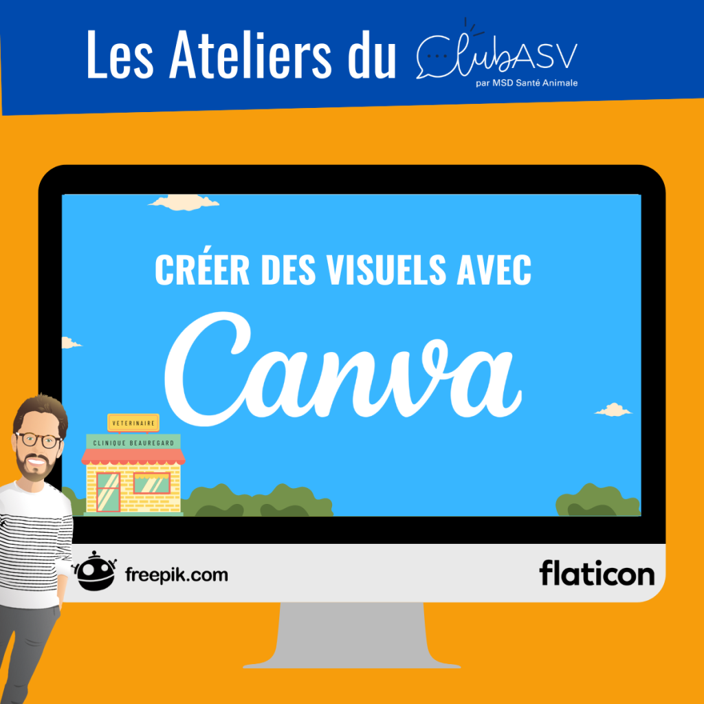 Affiche atelier Créer des visuels avec Canva