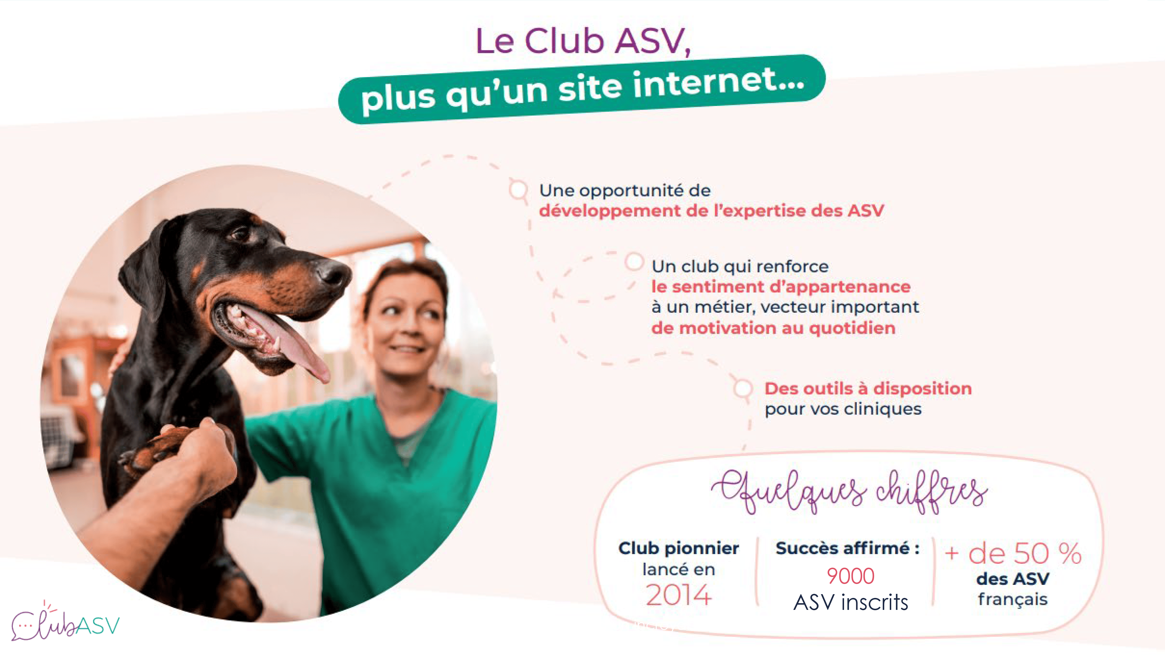 Informations sur le Club ASV (auxiliaires spécialisé(e)s vétérinaires)