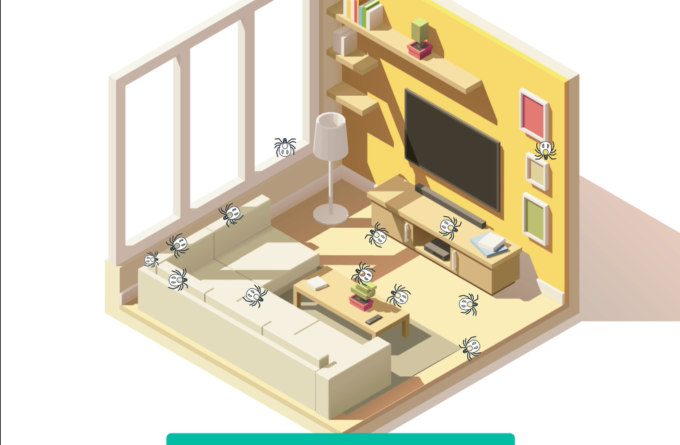 tique dans la maison