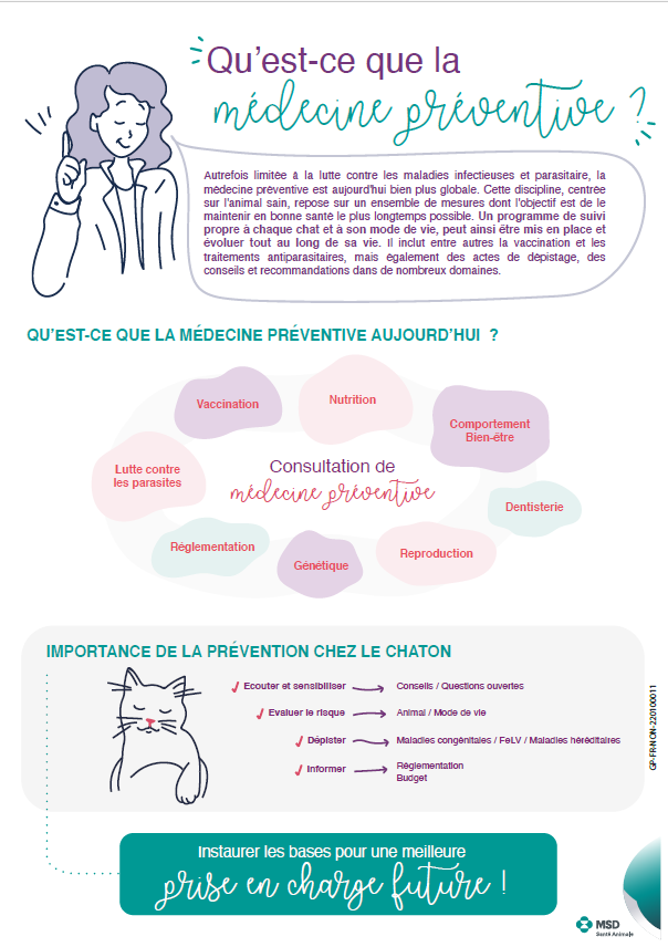 médecine préventive féline