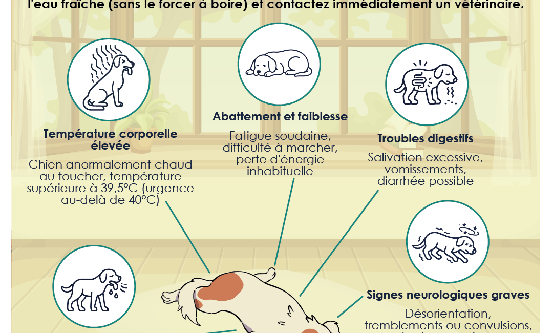 signes coup de chaleur chez le chien